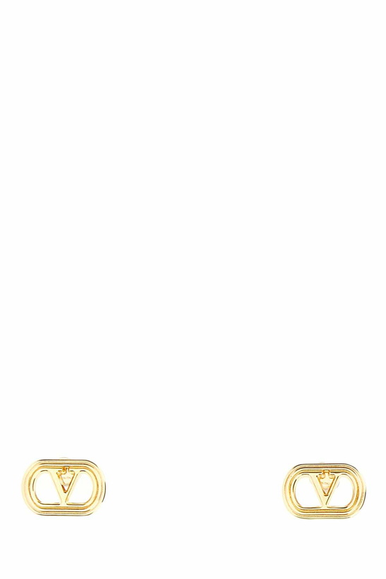 Photo: Valentino Garavani Gold Metal Ovalette Earrings
