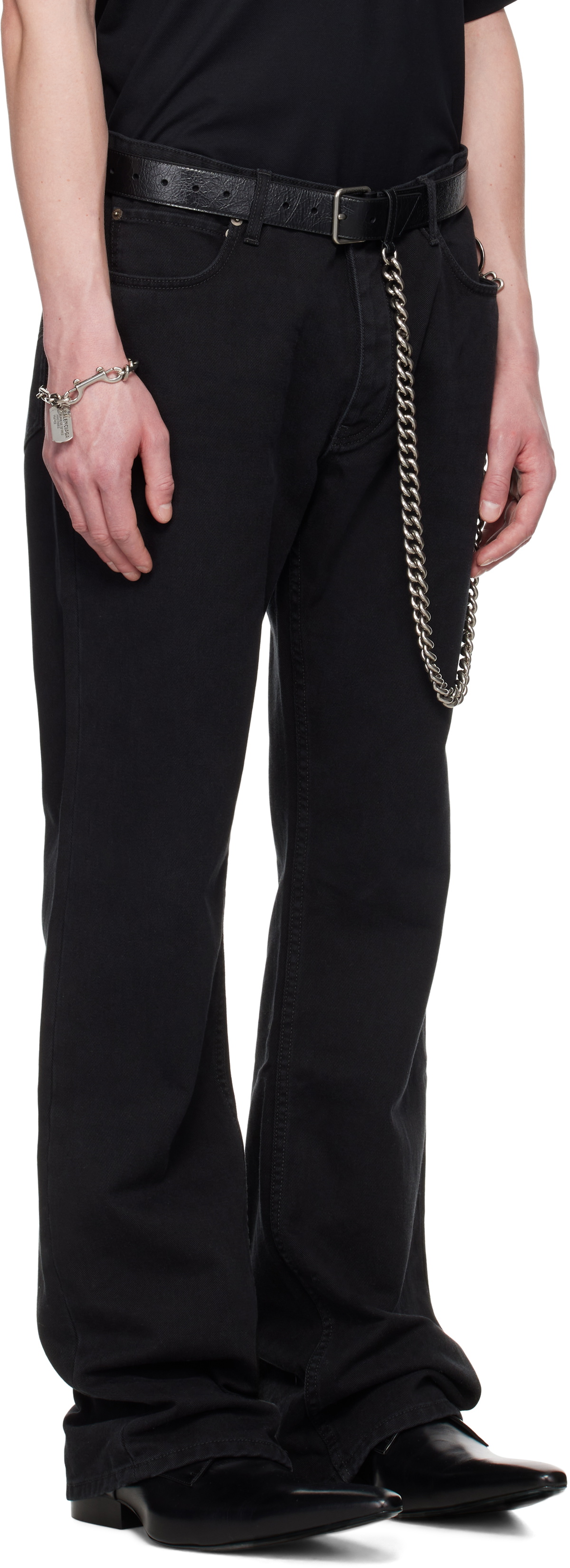 Balenciaga Black Straight Fit Jeans Balenciaga