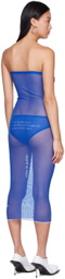Di Petsa Blue Venus Mini Dress