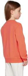 Stone Island Junior Kids Orange Patch Sweatshirt