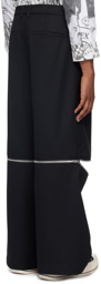 VAQUERA Black Zip Trousers