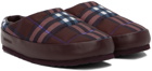 Burberry Purple Northaven Vintage Check Slippers
