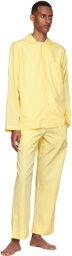 Tekla Yellow Organic Cotton Pyjama Pants