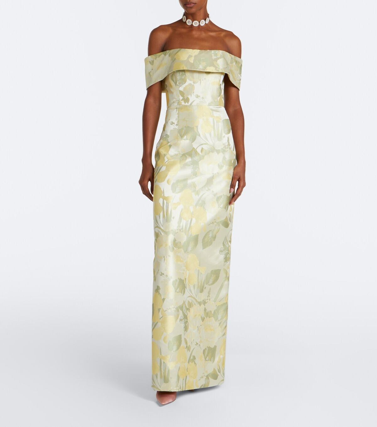 Markarian Clover floral gown
