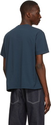 Sunnei Navy Cotton T-Shirt