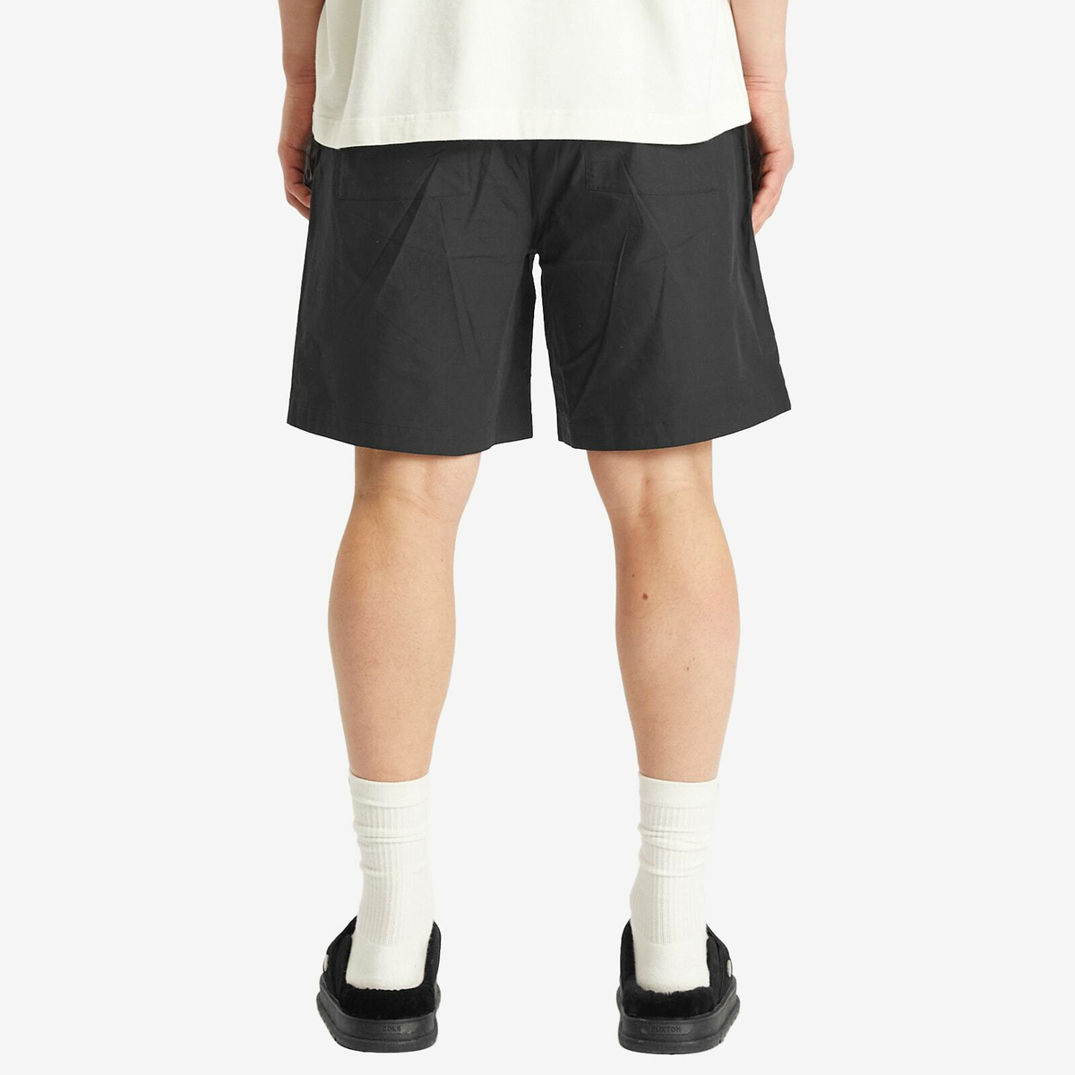 Cole Buxton Men's Cotton Cargo Shorts in Black