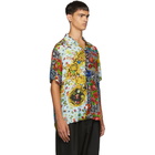 Versace Jeans Couture Black Printed Short Sleeve Shirt