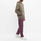 Les Tien Men's Vintage Heavyweight Classic Sweat Pant in Raspberry