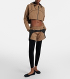 Balenciaga Cropped taffeta jacket