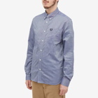 Fred Perry Authentic Men's Oxford Shirt in Mid Blue