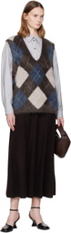 LISA YANG Brown Amelly Sweater Vest