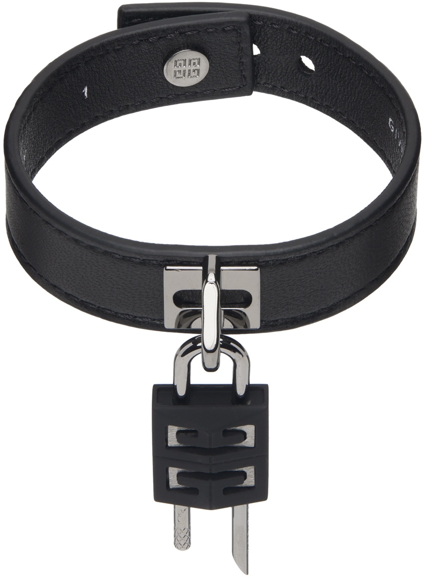 Photo: Givenchy Black Lock Bracelet
