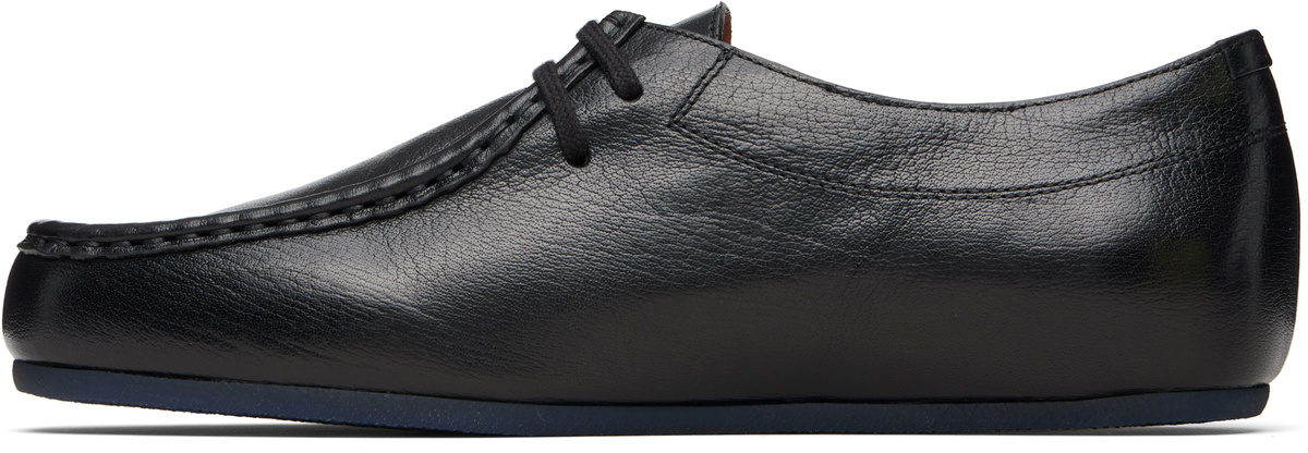 Jil Sander Black Hood Lace-Up Derbys