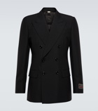 Gucci - Double-breasted wool-blend blazer