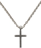 Emanuele Bicocchi Silver Cross Necklace