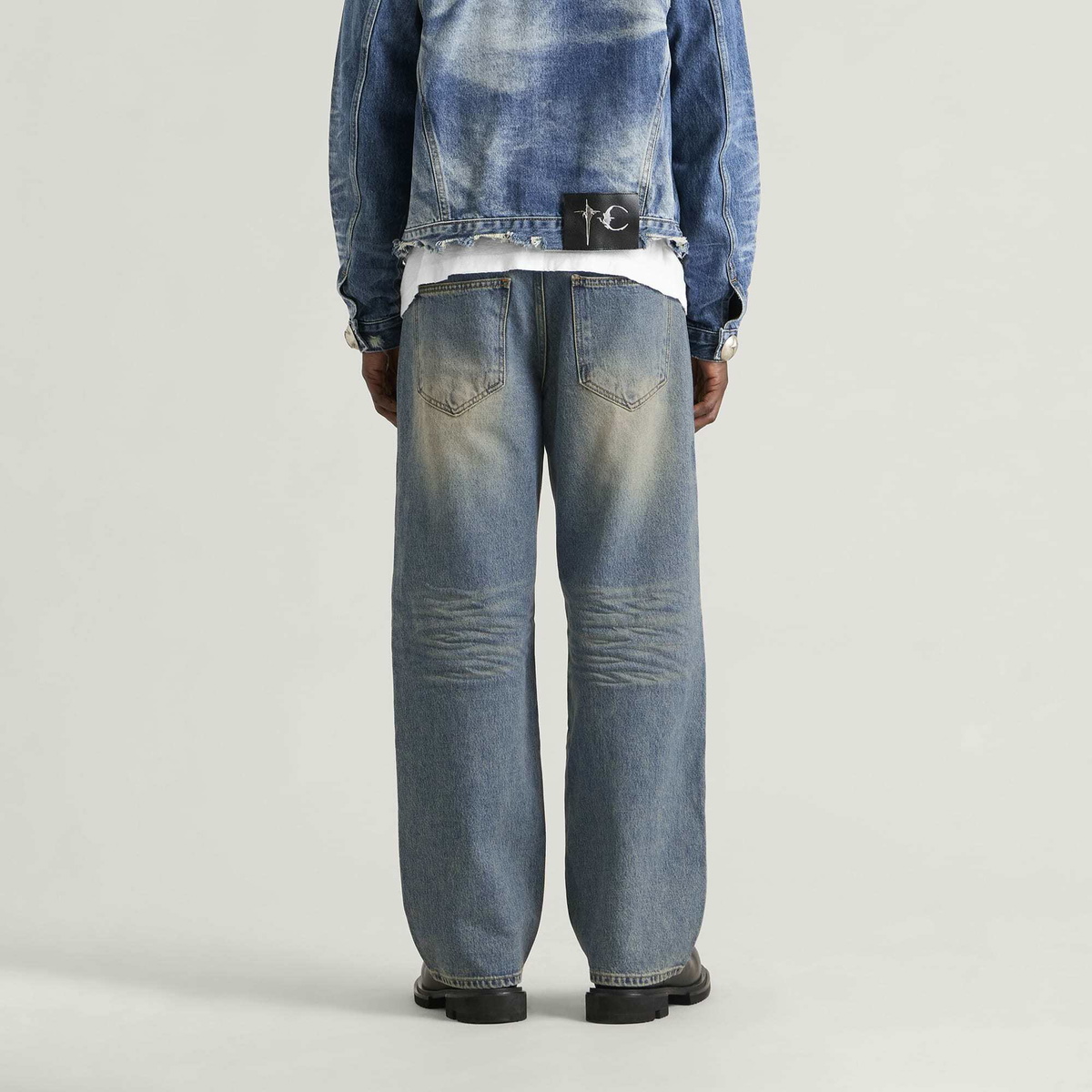 Thug Club Men's Extendo Denim Pants in Blue