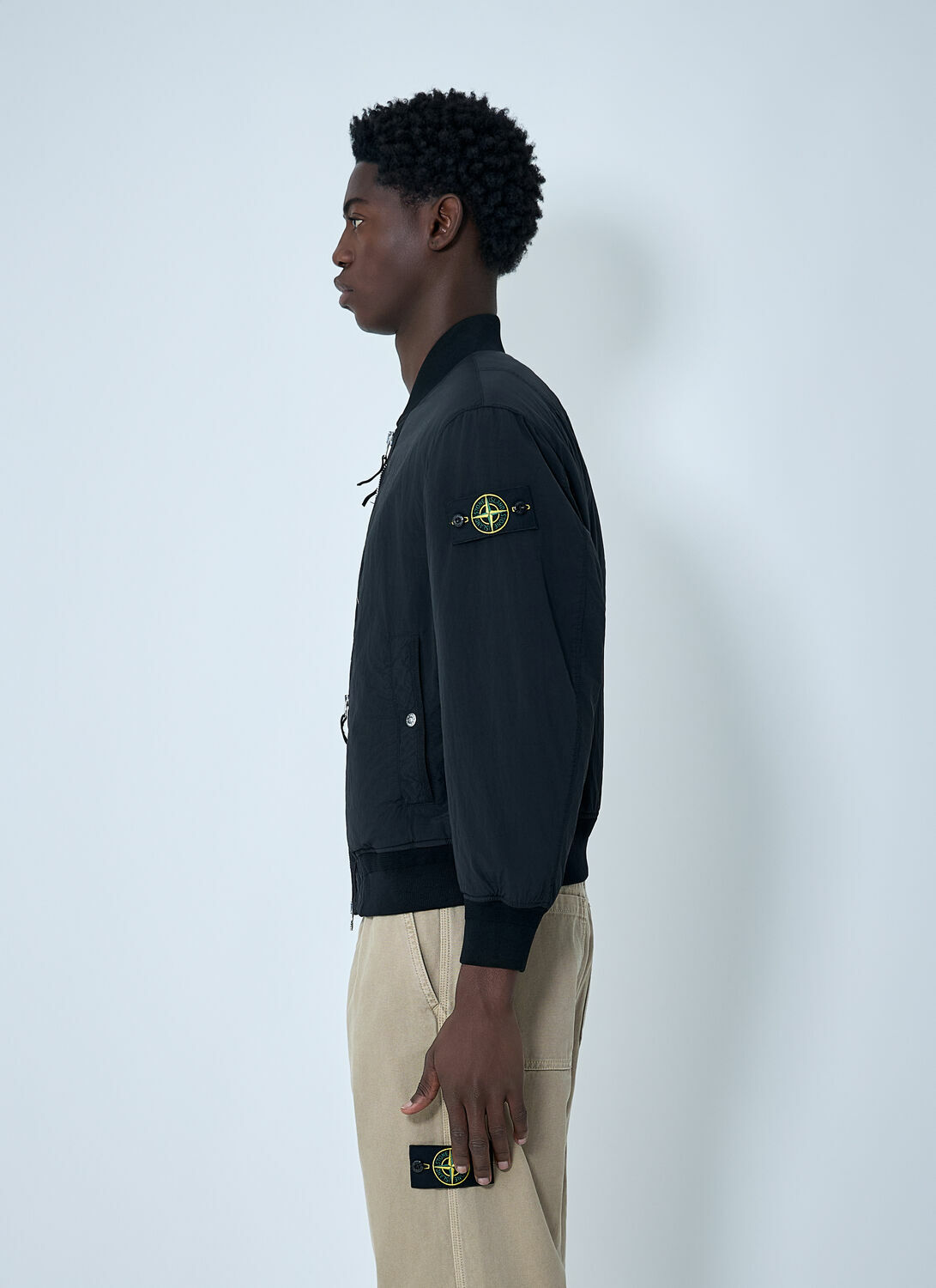 Stone Island Nylon Metal Bomber Jacket