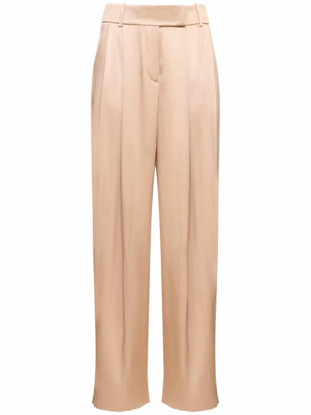 Photo: GIORGIO ARMANI - Double Silk Satin Loose Pants