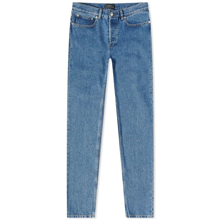 Photo: A.P.C. Men's Petit New Standard Jean in Washed Indigo