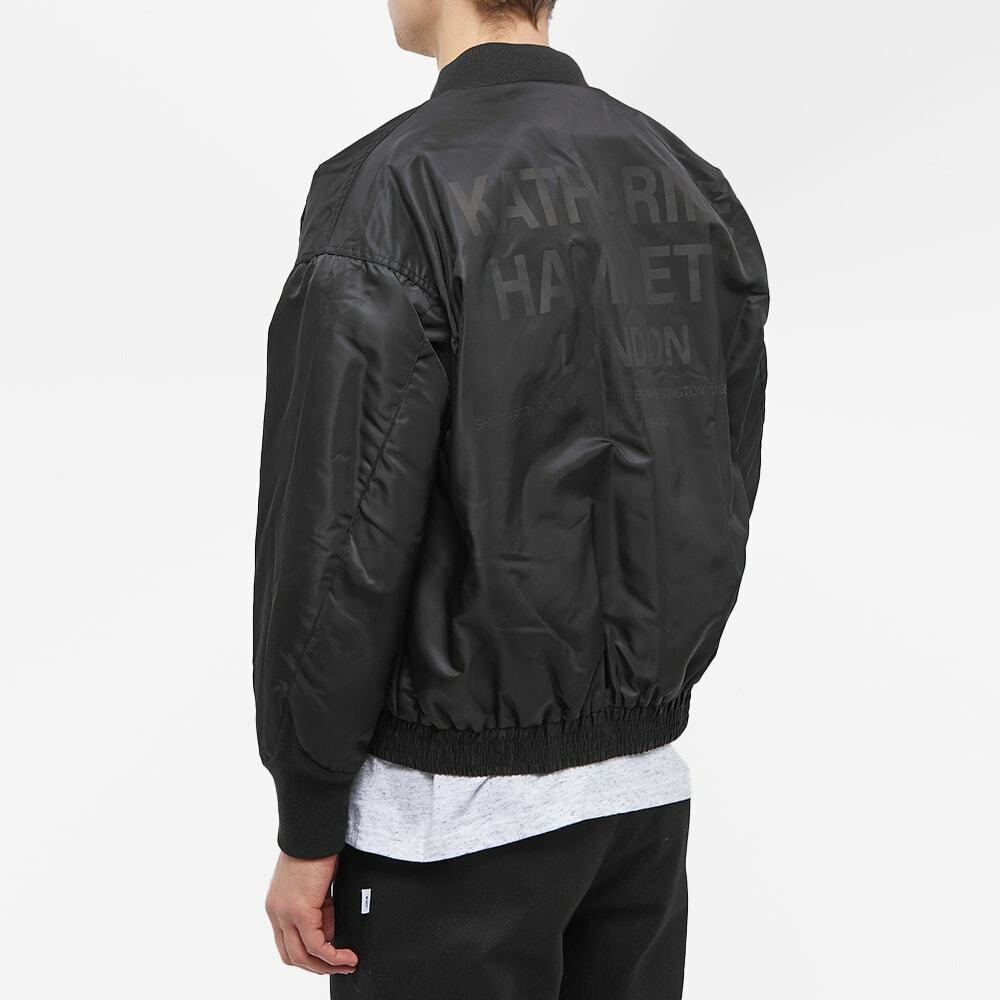 Neighborhood x Katherine Hamnett MA-1 Jacket in Black