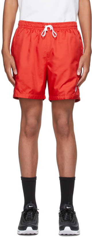 Photo: Nike Red Woven Sportswear Shorts