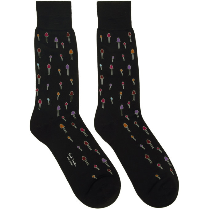Photo: Paul Smith Black Shroomadelic Socks