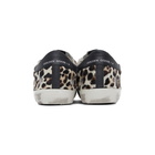 Golden Goose Beige and Brown Horsy Superstar Sneakers