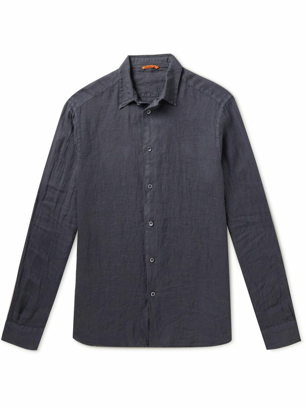 Photo: Barena - Coppi Linen Shirt - Blue