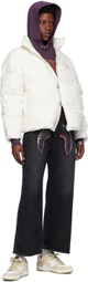 BAPE Off-White Solid Camo Down Jacket