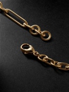 Foundrae - Mixed Clip Strength Gold Diamond Pendant Bracelet