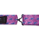 Charvet - Pre-Tied Silk-Jacquard Bow Tie - Pink