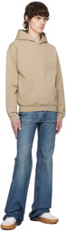 Coperni Beige Logo Hoodie