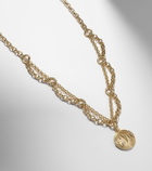 FoundRae Infinite Gratitude 18kt gold pendant necklace with diamond