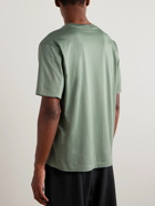 Stone Island - Logo-Embroidered Cotton-Jersey T-Shirt - Green
