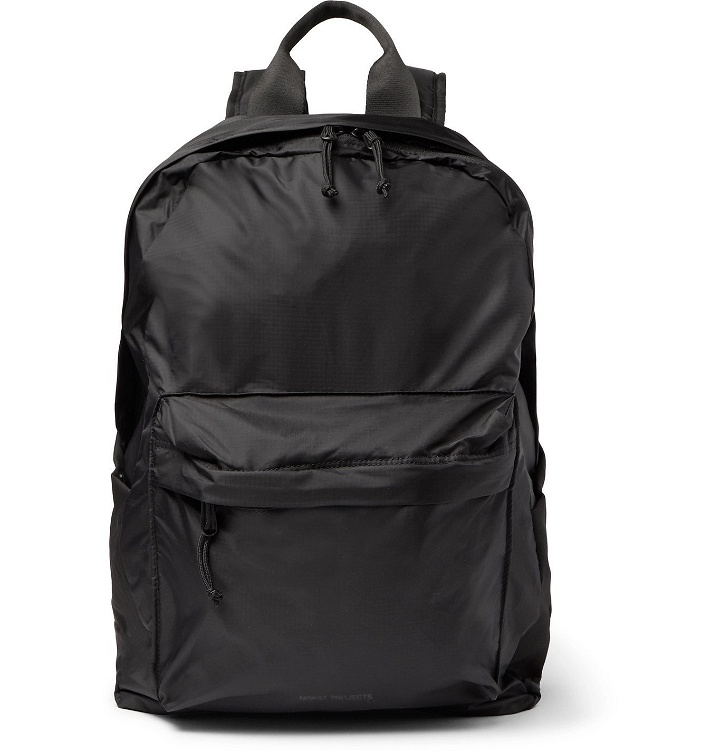 Photo: Norse Projects - Packable Ripstop Backpack - Black