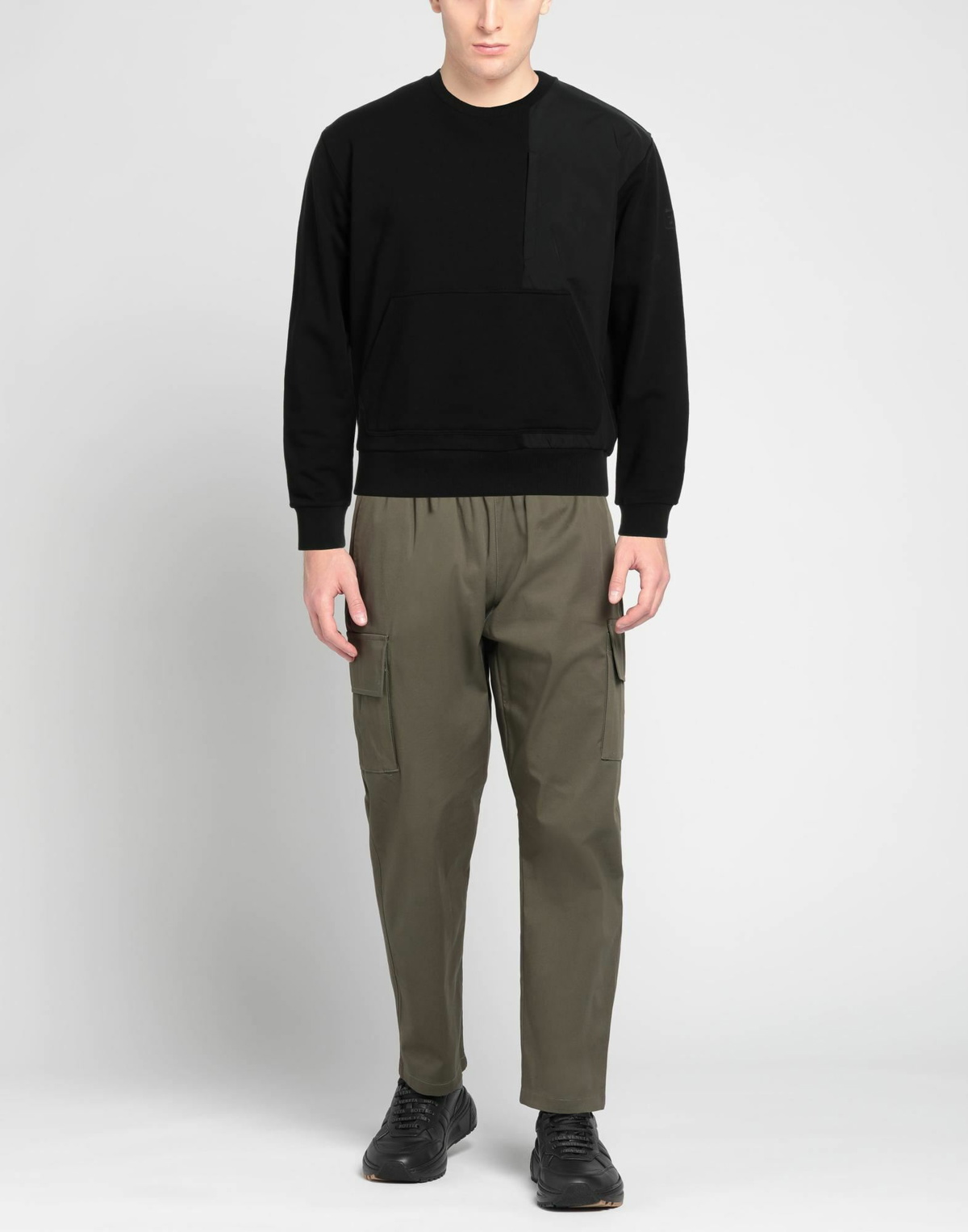 Herno Laminar Mens Sweatshirt in Black