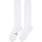 Hyke White Knit socks
