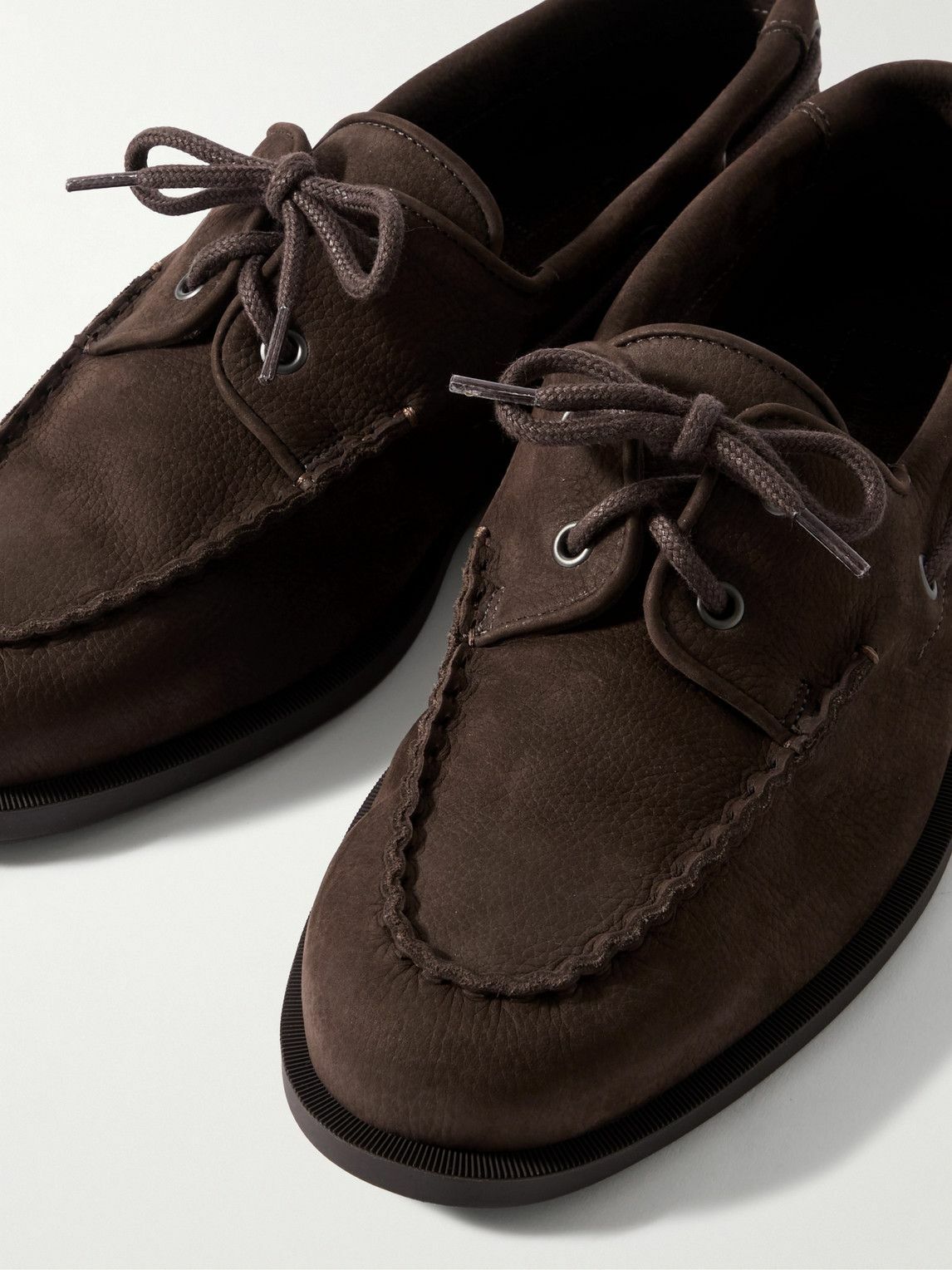 25SS new/John Lobb フォイルレザーボートシューズ BoatShoes John Lobb - Foil Leather Boat Shoes - Brown John Lobb