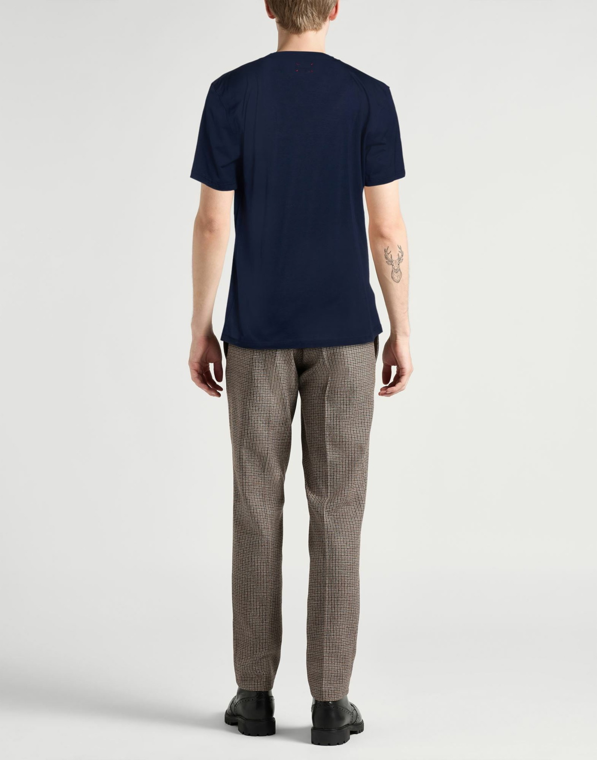 Kiton Mens T-shirt in Navy