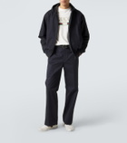 Gucci GG jacquard hooded cotton jacket