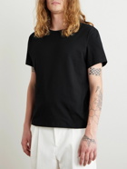 SECOND / LAYER - Three-Pack Cotton-Jersey T-Shirts - Black