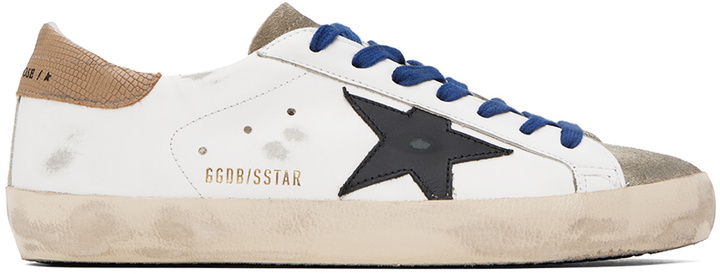 Photo: Golden Goose White Super-Star Sneakers