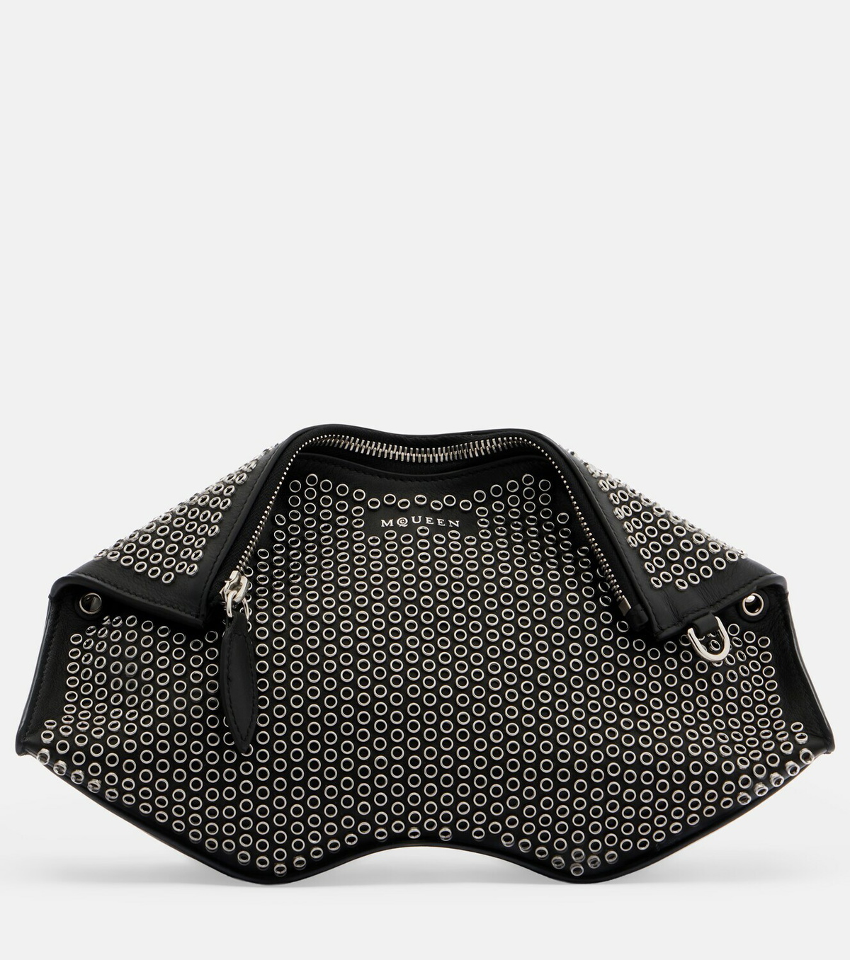 McQueen Manta embellished leather tote bag