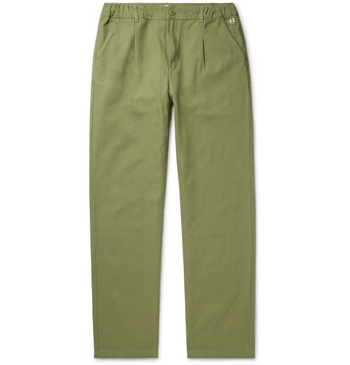 Photo: Armor Lux - Pleated Cotton Trousers - Green