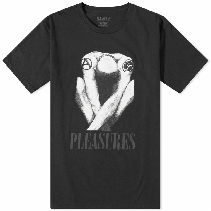 Photo: Pleasures Men's Bended T-Shirt in Black