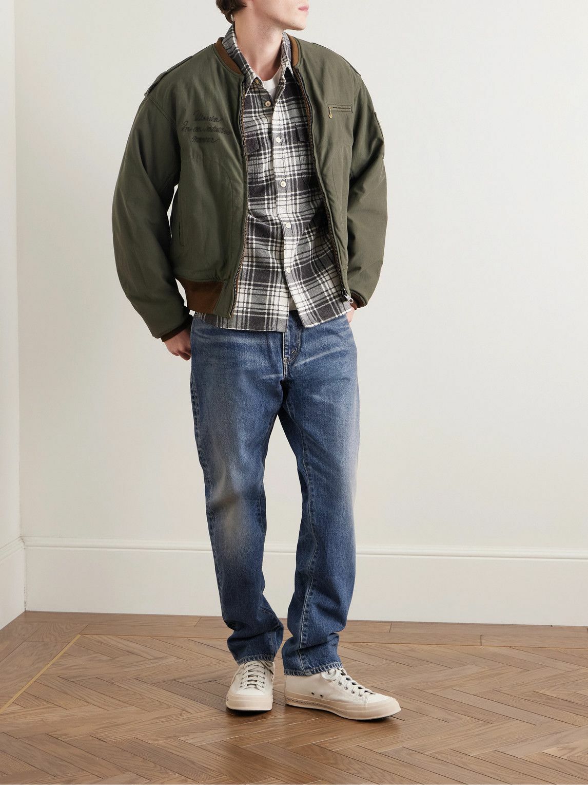 Visvim - Social Sculpture 05 Straight-Leg Distressed Jeans - Blue