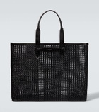 Dolce&Gabbana Adamo woven leather-trimmed shopper