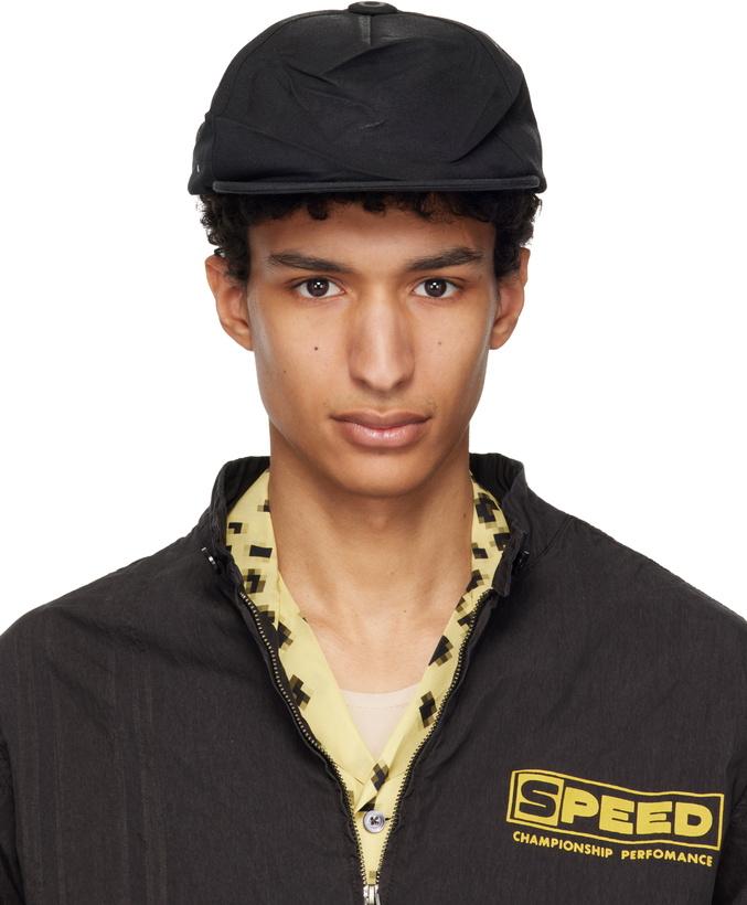 Photo: Maison Margiela Black Coated Cotton Cap
