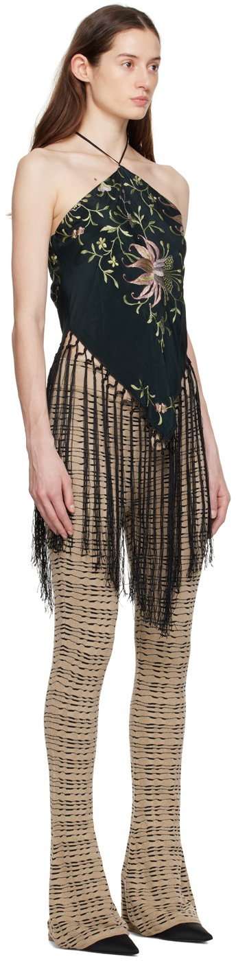 Conner Ives Black Piano Shawl Blouse