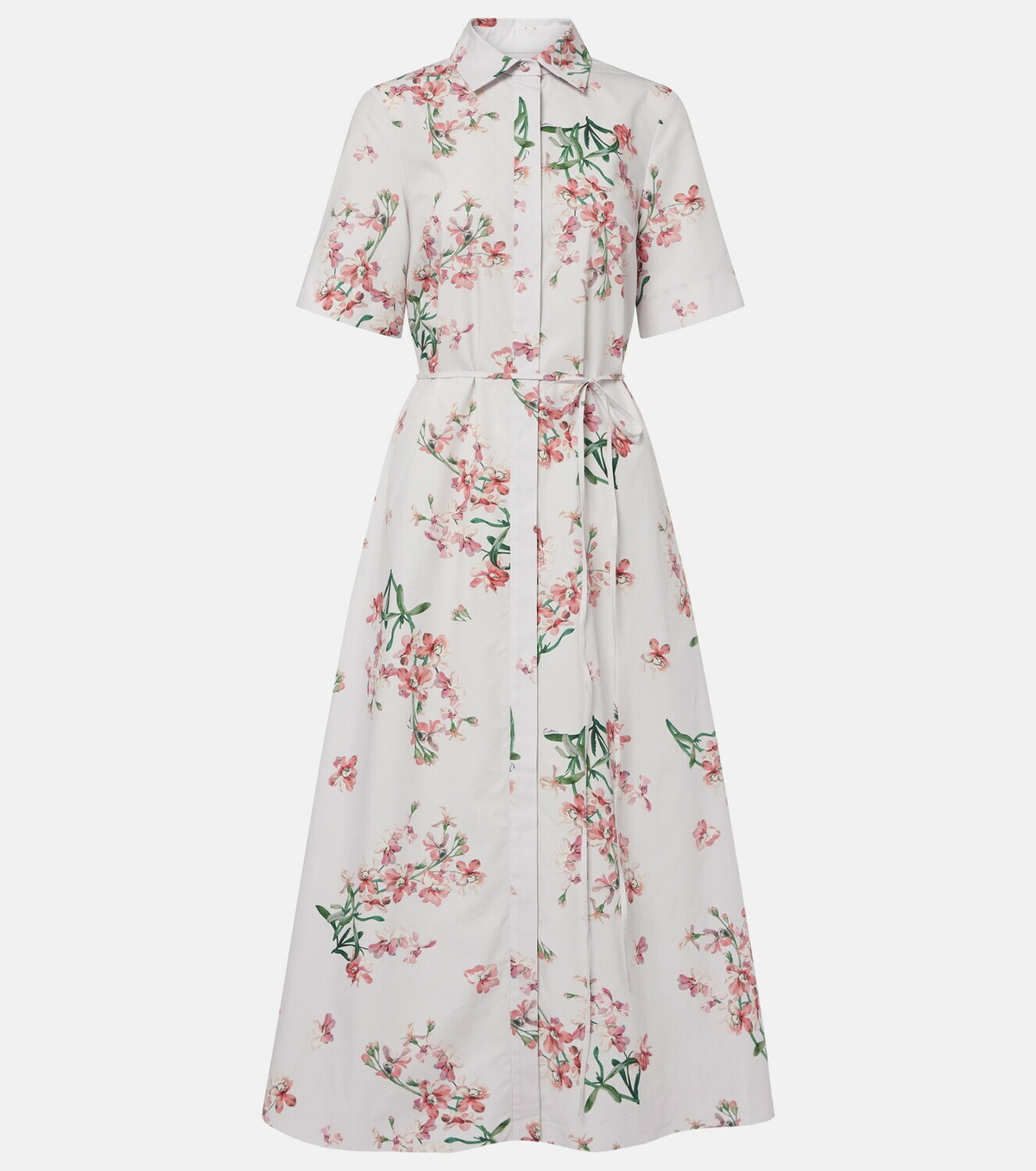 Erdem Floral cotton shirt dress